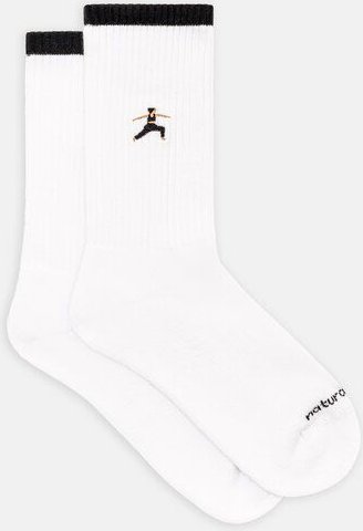 Natural Vibes Warrior Yoga Socken | Bio GOTS | Tennissocken | Herren Damen Socken | Unisex