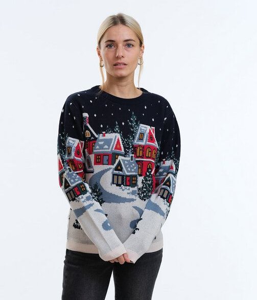 GARY MASH Pullover Lamona aus feinem Jacquardstrick