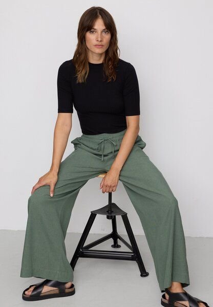 Damen Hose aus Leinen und LENZING ECOVERO Viskose Mix - ALISMA - recolution