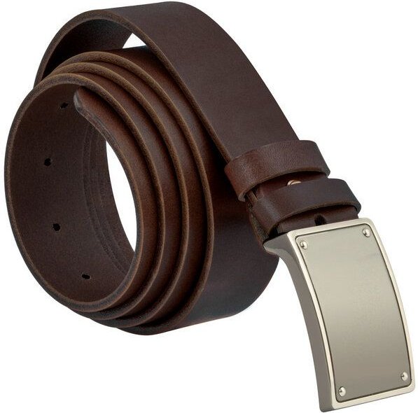 Simaru TOULOUSE Ledergürtel 3,5cm aus pflanzlich gegerbtem Leder - EU