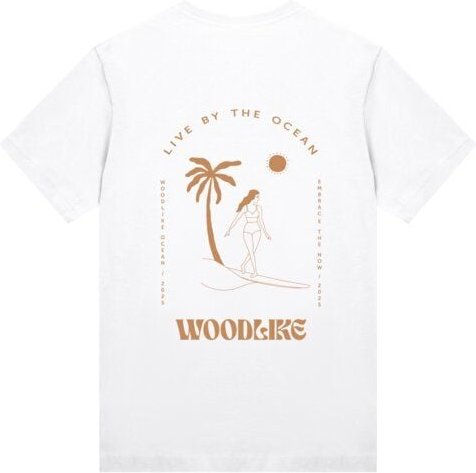 Woodlike Ocean Regular T-Shirt - Live by the ocean