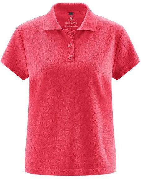 HempAge Klassisches Damen-Poloshirt Hanf/Biobaumwolle