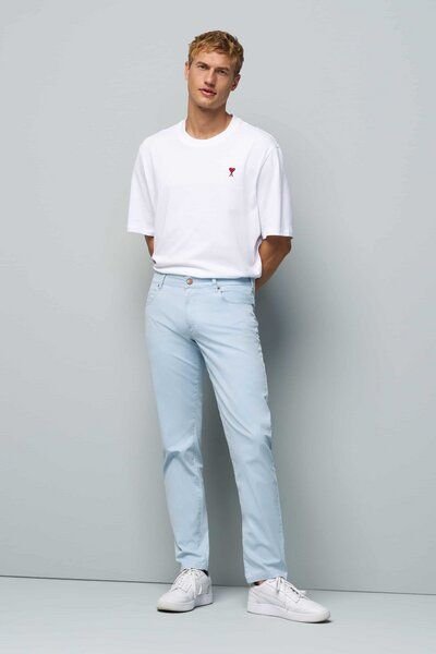 M 5 BY MEYER Summer Structure baumwoll Five Pocket