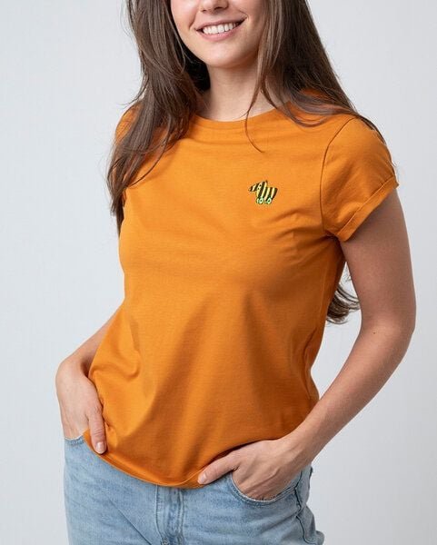 Bavarian Caps Damen T-Shirt Janosch Tigerente - Orange