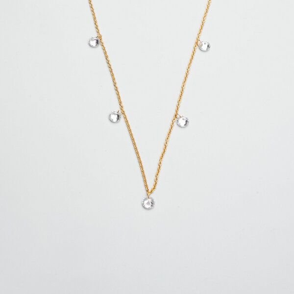 fejn jewelry Kette 'sparkle chocker' - mit Zirkona