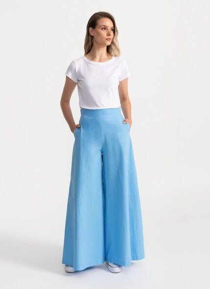 De IONESCU Die Damenhose „Palazzo“ aus 100% Bio-Baumwolle