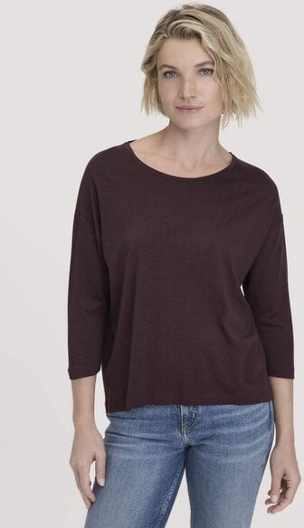 hessnatur Longsleeve Oversize aus TENCEL Lyocell mit Bio-Baumwolle