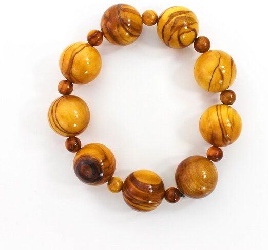 Thumbnail - Mitienda Shop Armband aus Holz Perlen - Holzschmuck