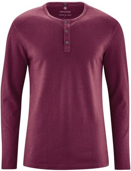 HempAge Herren Langarm-Shirt Hanf/Bio Baumwolle