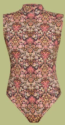 Atelier SNOW Ärmelloser Body mit Muster aus Bio-Baumwolle