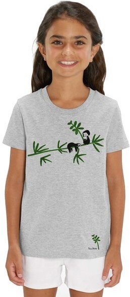 FellHerz Kids T-Shirt Faultier grey melange