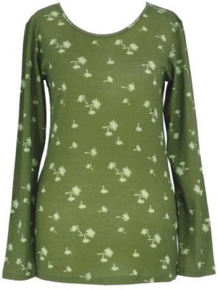 Kokon Zwo Basic Rundhalsshirt Langarm 60% Seide (peacesilk), 40% Baumwolle (kbA)