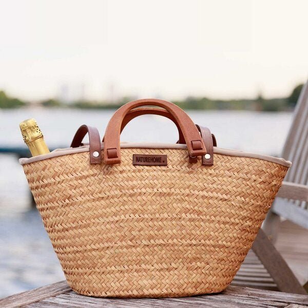 NATUREHOME Schultertasche Strandtasche Einkaufskorb Shopper