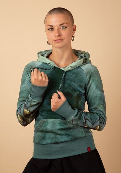 Die rote Zora Kapuzenpulli Lagune Frauen