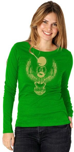 Peaces.bio - handbedruckte Biomode Damen Langarmshirt Cheper