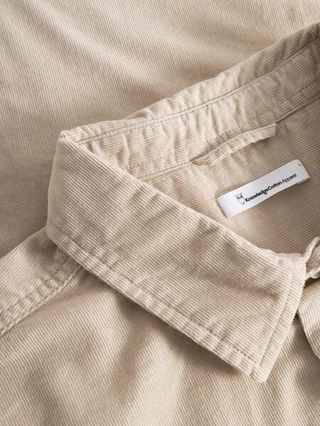 KnowledgeCotton Apparel Cordhemd - Regular fit corduroy shirt - aus Bio-Baumwolle