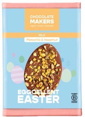 El Puente Milchschokoladenei Eggcellent 49% mit Pistazien & Haselnüssen