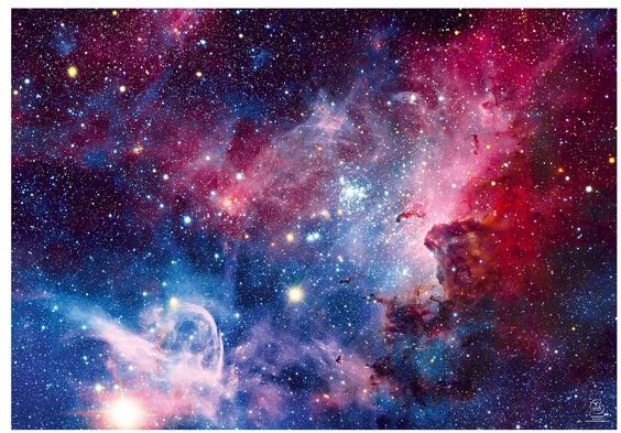 Bow & Hummingbird Geschenkpapier/Poster Sternenhimmel