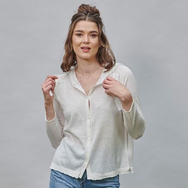 Kokon Zwo Hoody 55% Leinen, 45% Baumwolle (kbA)