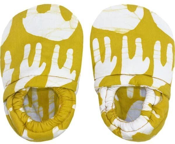 Global Mamas Bio Krabbelschuhe - Sahara - Gelb