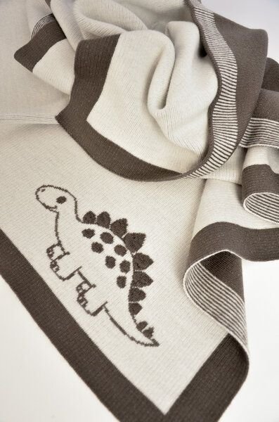 Grote Strick Babydecke TIERLIEB reine GOTS-zertifizierte Merinowolle