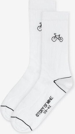 STORY OF MINE Socken mit Fahrrad aus überwiegend Bio-Baumwolle