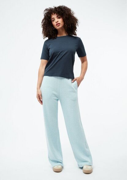 Givn Berlin Hose GBELSIE aus recycelter Baumwolle mit weitem Bein