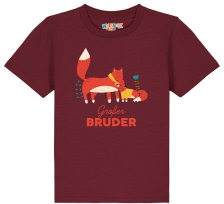 Thumbnail - watabout.kids T-Shirt Kinder Fuchs Großer Bruder
