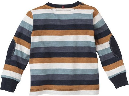 People Wear Organic Langarmshirt, geringelt, Bio-Baumwolle