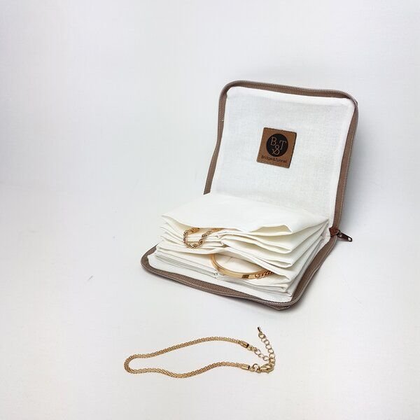 Bridge&Tunnel Schmucketui Leinen Big (Quadrat)