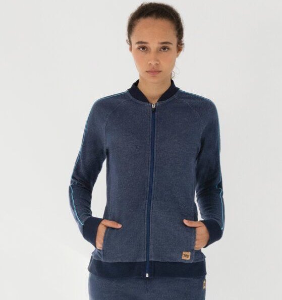 TAO Sportswear Taillierte Damen Bio-Baumwolljacke FRITZI mit Stehkragen