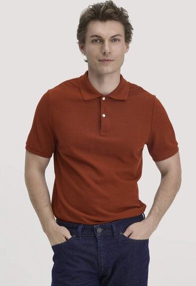 hessnatur Piqué Polo Regular aus reiner Bio-Baumwolle