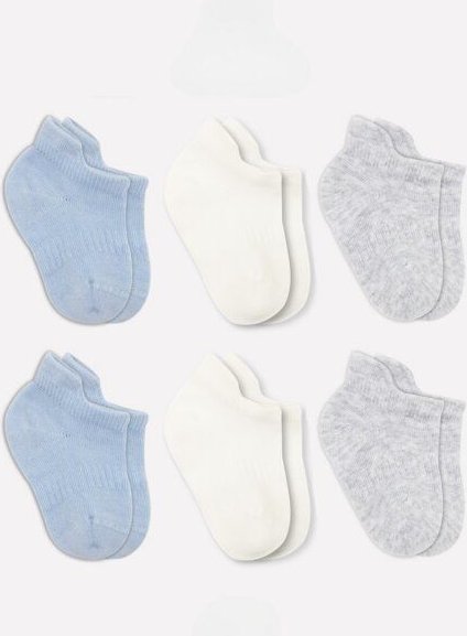 Thumbnail - bistyle Baby-Sneaker Socken Basic 6er-Pack – zertifiziert, hoher Baumwollanteil