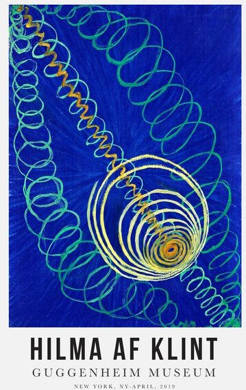 Photocircle Poster / Leinwandbild - Hilma af Klint Ausstellungsposter