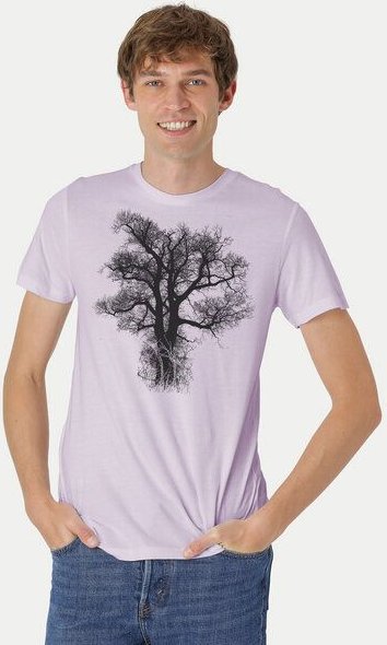 Peaces.bio - handbedruckte Biomode Bio-Herren-T-Shirt Chestnut