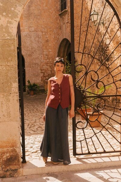 AmourLinen Ciara Schlupfrock aus Leinen