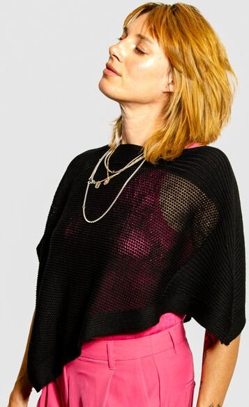 LANARTO slow fashion Poncho Cape aus mulesingfreier Merinowolle in edlen Farben