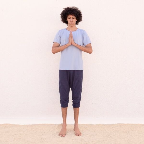 Jaya ROCKY UNI - Männer - körpernahes T-Shirt für Yoga aus Biobaumwolle