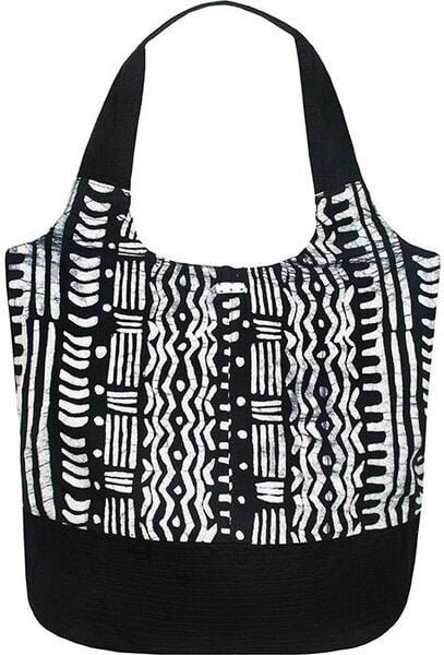 Global Mamas Bio Trage- & Umhängetasche - Pathways Ethno - Schwarz