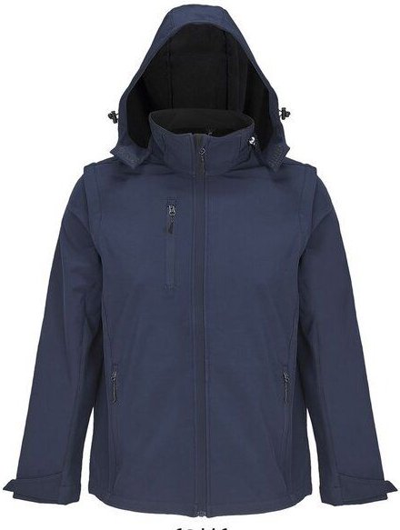 Sol's Softshell - Systemjacke Wanderjacke Trekkingjacke Winterjacke 3 in 1 Wasserabweisend und Atmungsaktiv Ärmel und Ka...