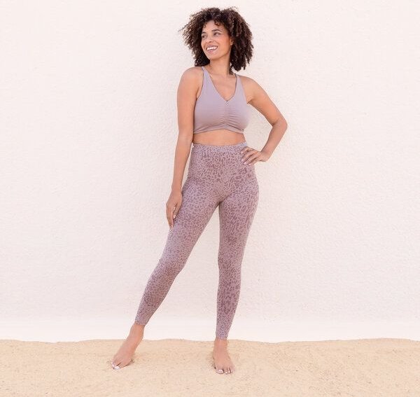 Jaya SUSAN ANIMAL - High-Rise Leggings mit Allover-Animal-Print