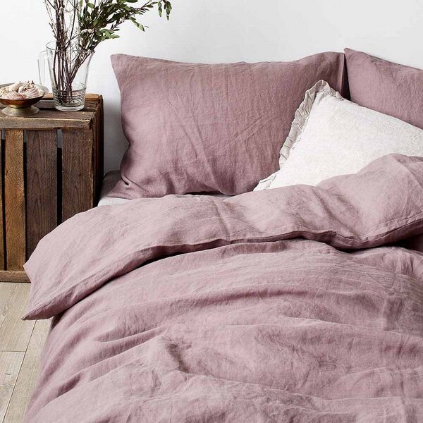 Linentales Bettwäsche-Set - Stonewashed Leinen - 100% aus Europa - 135x200cm / 155x220cm + 80x80cm