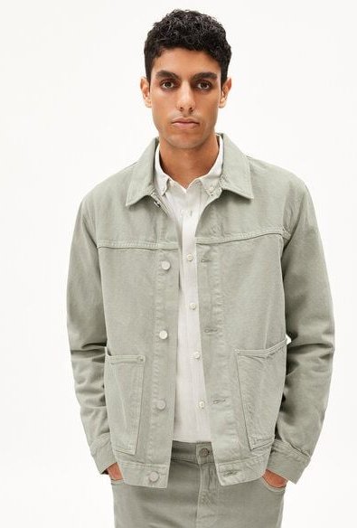 ARMEDANGELS EVAAN - Herren Jeansjacke aus recycelter Baumwolle