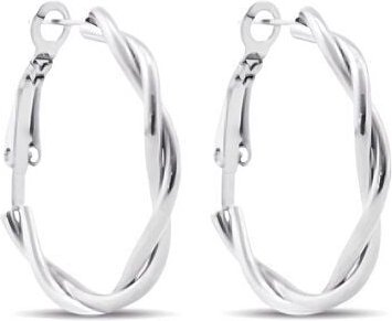 Fein Gedrehte Creolen 32mm von Elektropulli