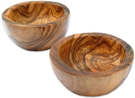 Olivenholz erleben 6er Set Eierbecher PICCOLO aus Olivenholz