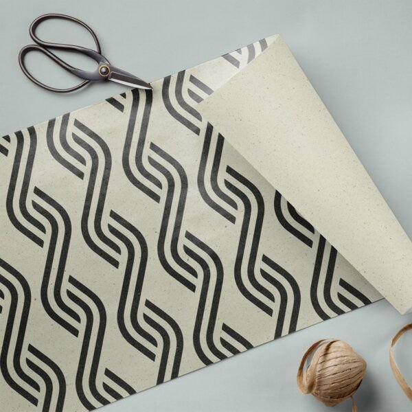 Fines Papeterie 3m Graspapier * Geschenkpapier auf Rolle * 300x47 cm * verschiedene Motive *