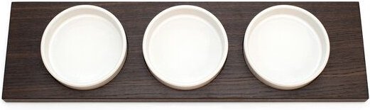 klotzaufklotz Servierschalen mit Holztablett