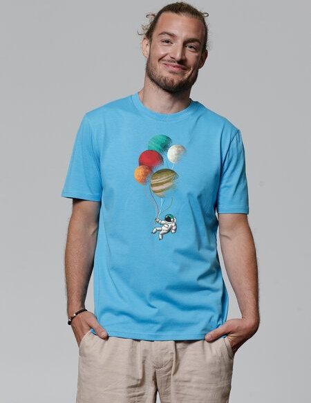 watapparel T-Shirt Unisex Balloon Spaceman