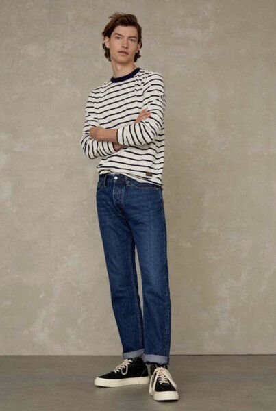 Kings Of Indigo Straight Fit Jeans - Kong - Clean Lopez Redcast Refibra