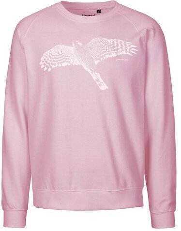 Peaces.bio - handbedruckte Biomode Bio Damen-Sweatshirt Loose Fit Sperber